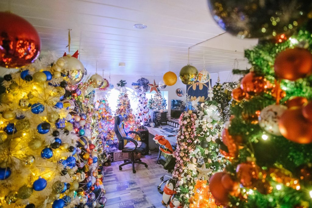 A Family In Germany Have Put Up 444 Christmas Trees In Their House