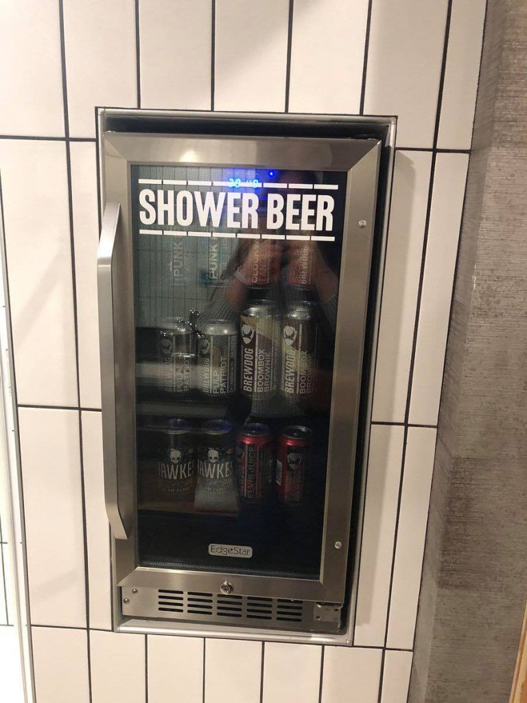 The Shower Beer Fridge For Your Inner Alcoholic