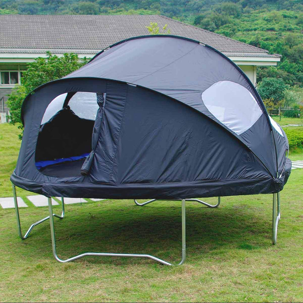 Get A Tent For Your Trampoline For The Best Backyard Camping Experience