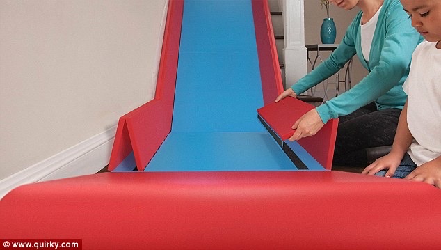 Turn Your Stairs Into A Slide With This Genius Fold Away Mat