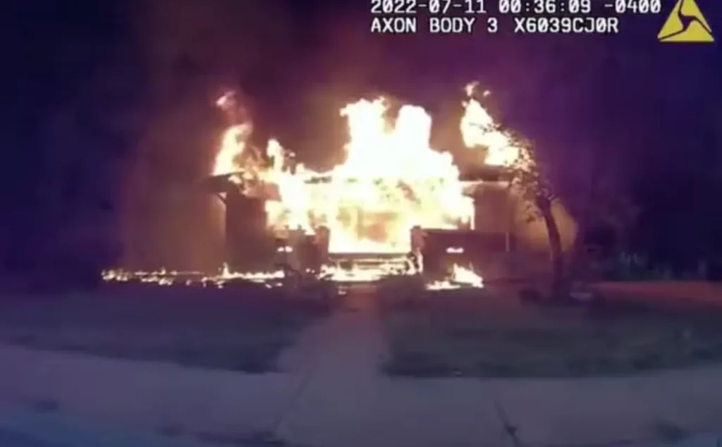 Pizza Delivery Driver Runs Into Burning Home To Save Five Children