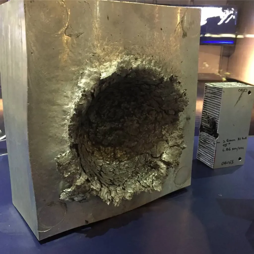This Is The Damage A Tiny Speck Of Space Debris Can Cause At 15,000mph
