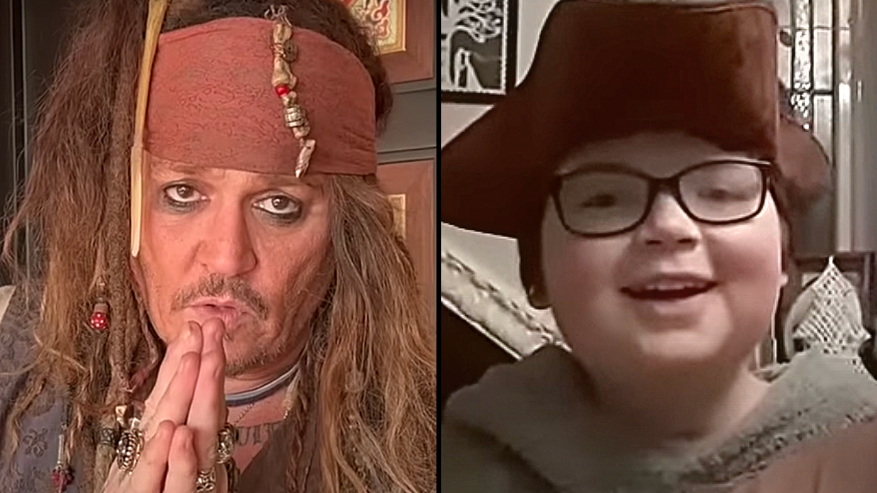 Johnny Depp Makes 11 Year Old Fan’s Dying Wish Come True With Captain ...