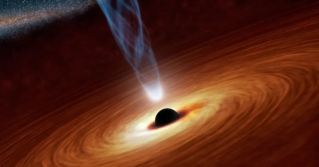 Mysterious Black Hole Has Been Found Pointing Directly At Earth Blasting Light At Us