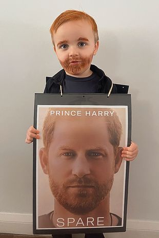 Ellis, Three, Wins World Book Day Dressing Up As Prince Harry