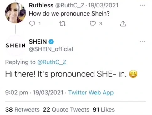Fashion Fans Are Just Realising They’ve Been Pronouncing Shein Wrong For YEARS